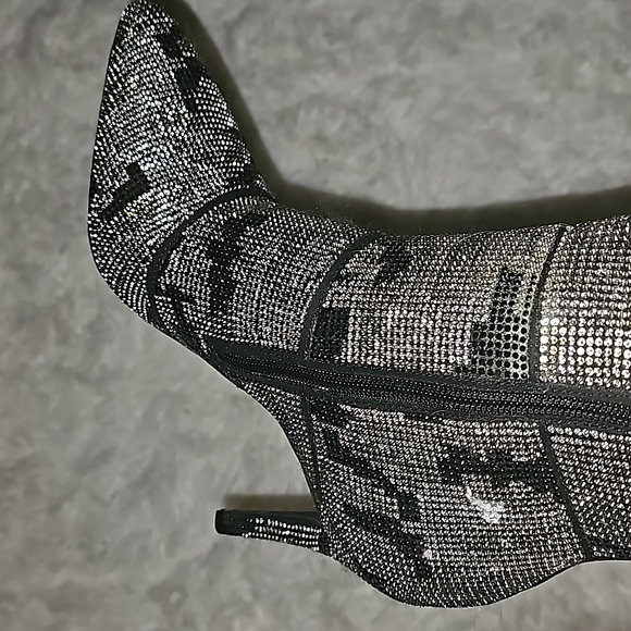 Army Fatigue crystal embelished bootie - Picture 3 of 5